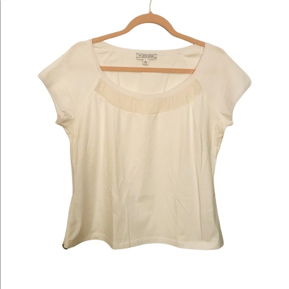 St. John Sport Tops - St. John Sport white t shirt